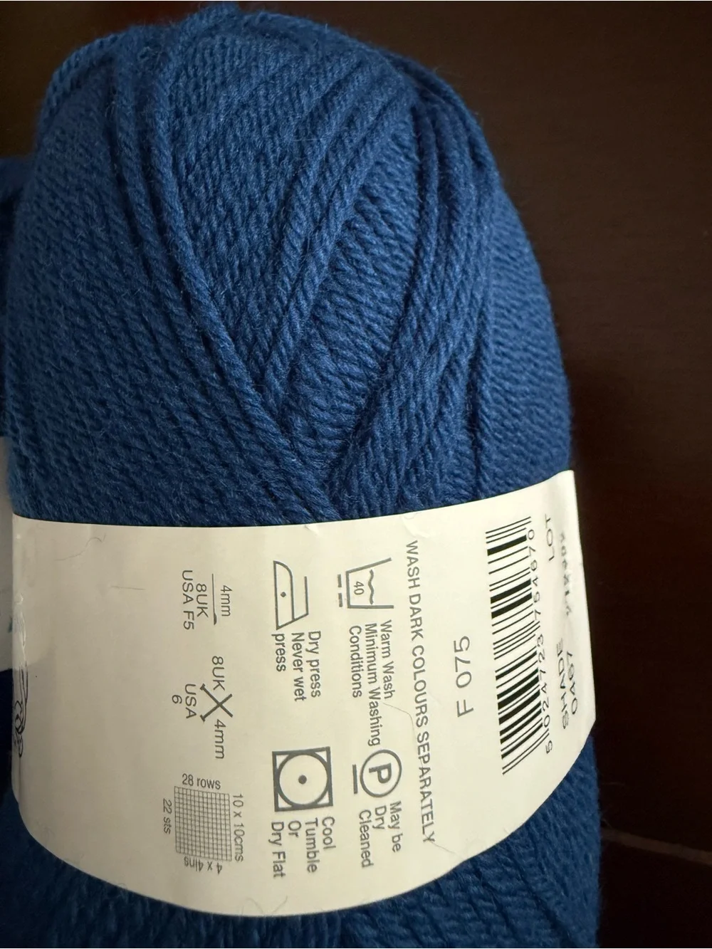 Snuggly Double Knitting Yarn - Blue